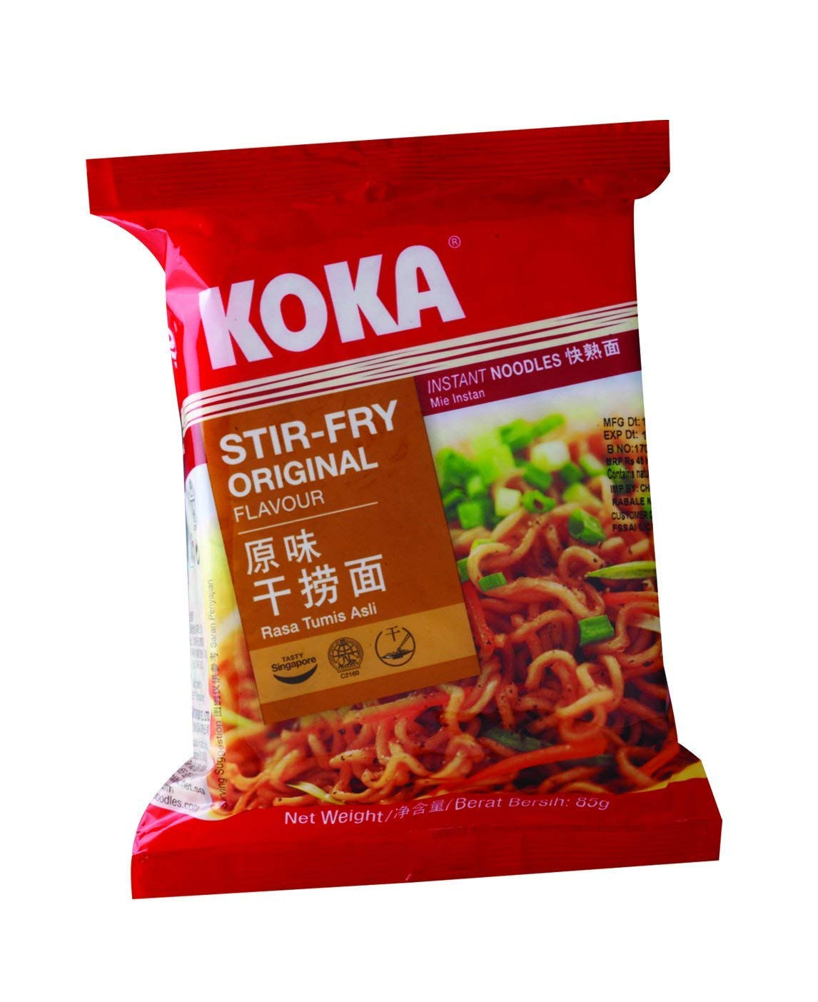KOKA INSTANT NOODLES STIR-FRY ORIGINAL FLAVOUR