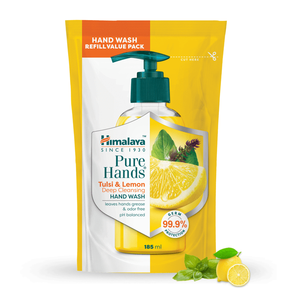 HIMALAYA PURE HANDS TULSI & LEMON DEEP CLEANSING HAND WASH