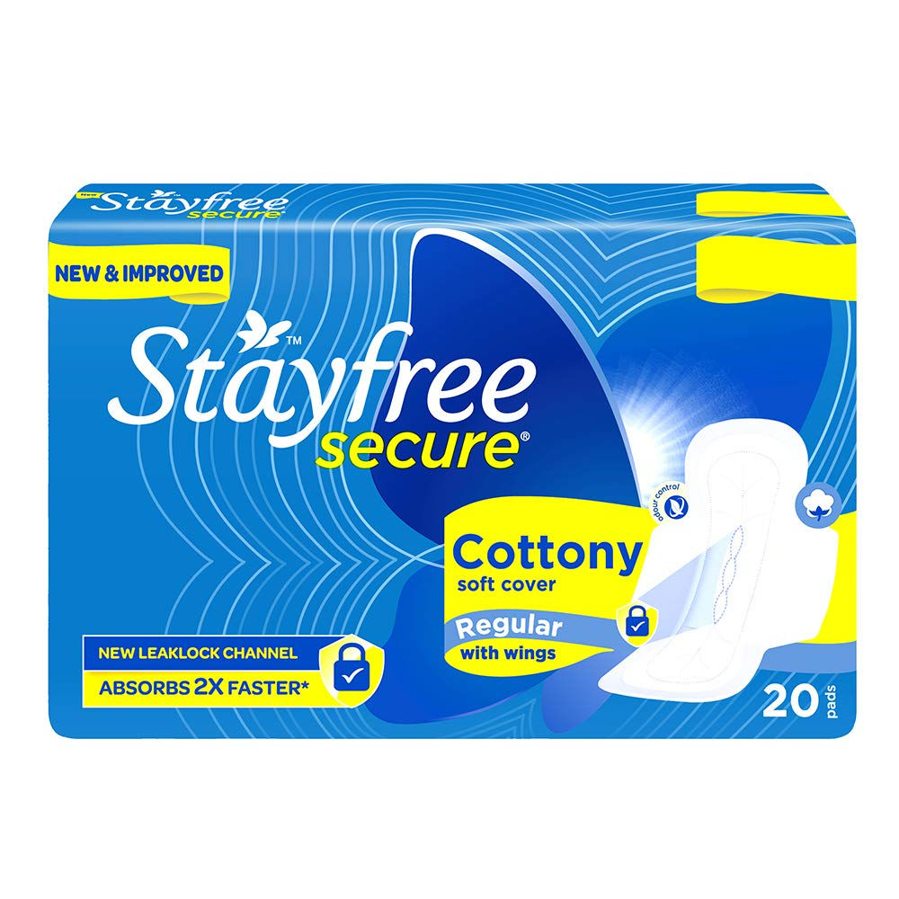 STAYFREE SECURE COTTONY SOFT COVER WITH WINGS