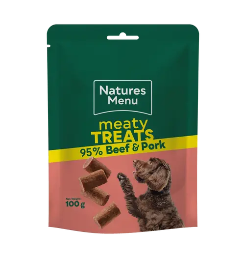 Natures Menu Meaty Treats Beef & Pork 100g