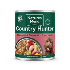 Natures Menu Country Hunter Pheasant & Goose with Superfoods 600g Can