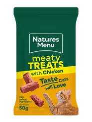 Natures Menu Cat Meaty Chicken Treats 50g