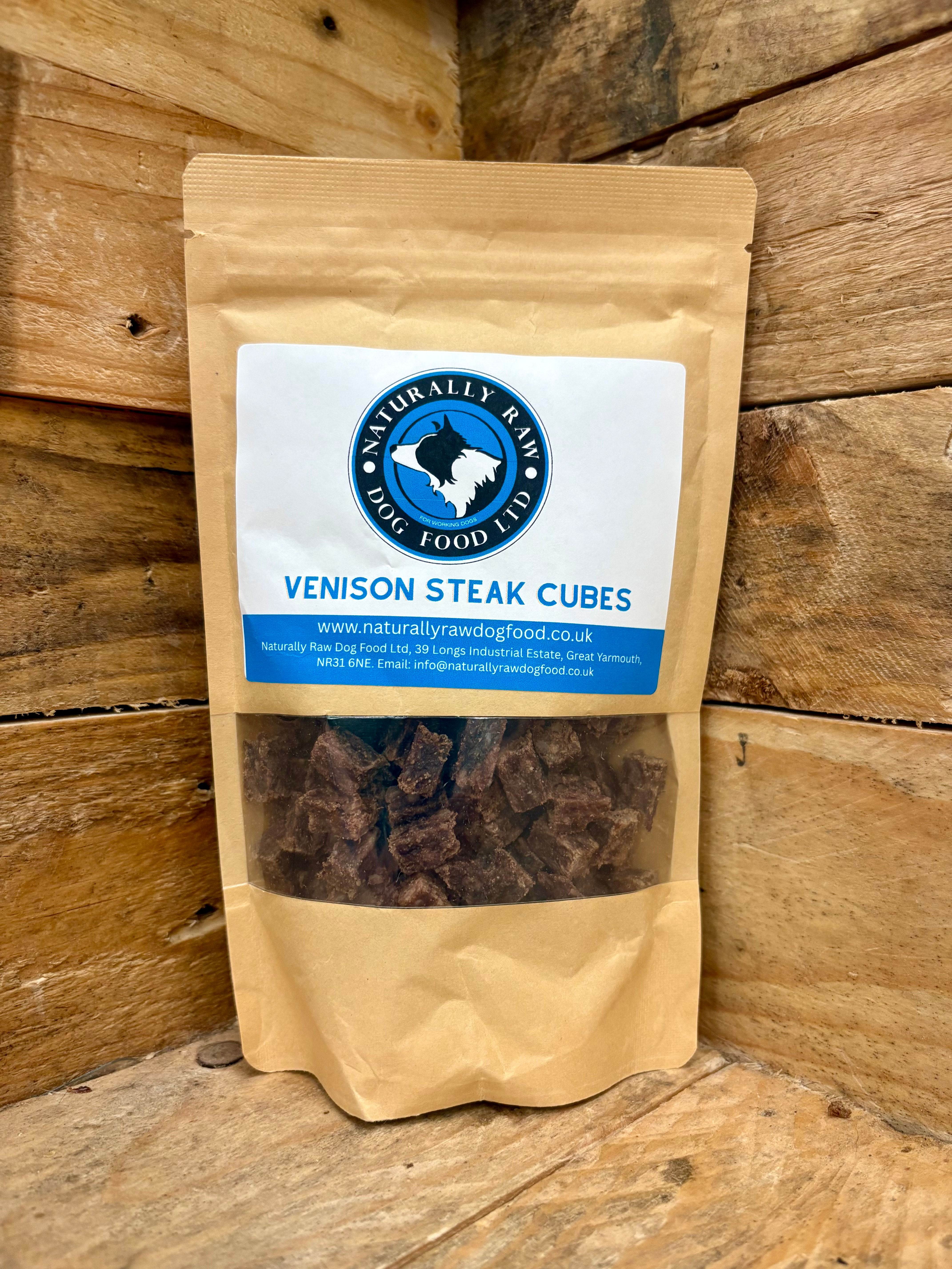 NRDF Venison Steak Cubes 100g