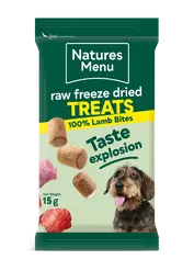 Natures Menu Freeze Dried Treats 100% Lamb Bites 15g