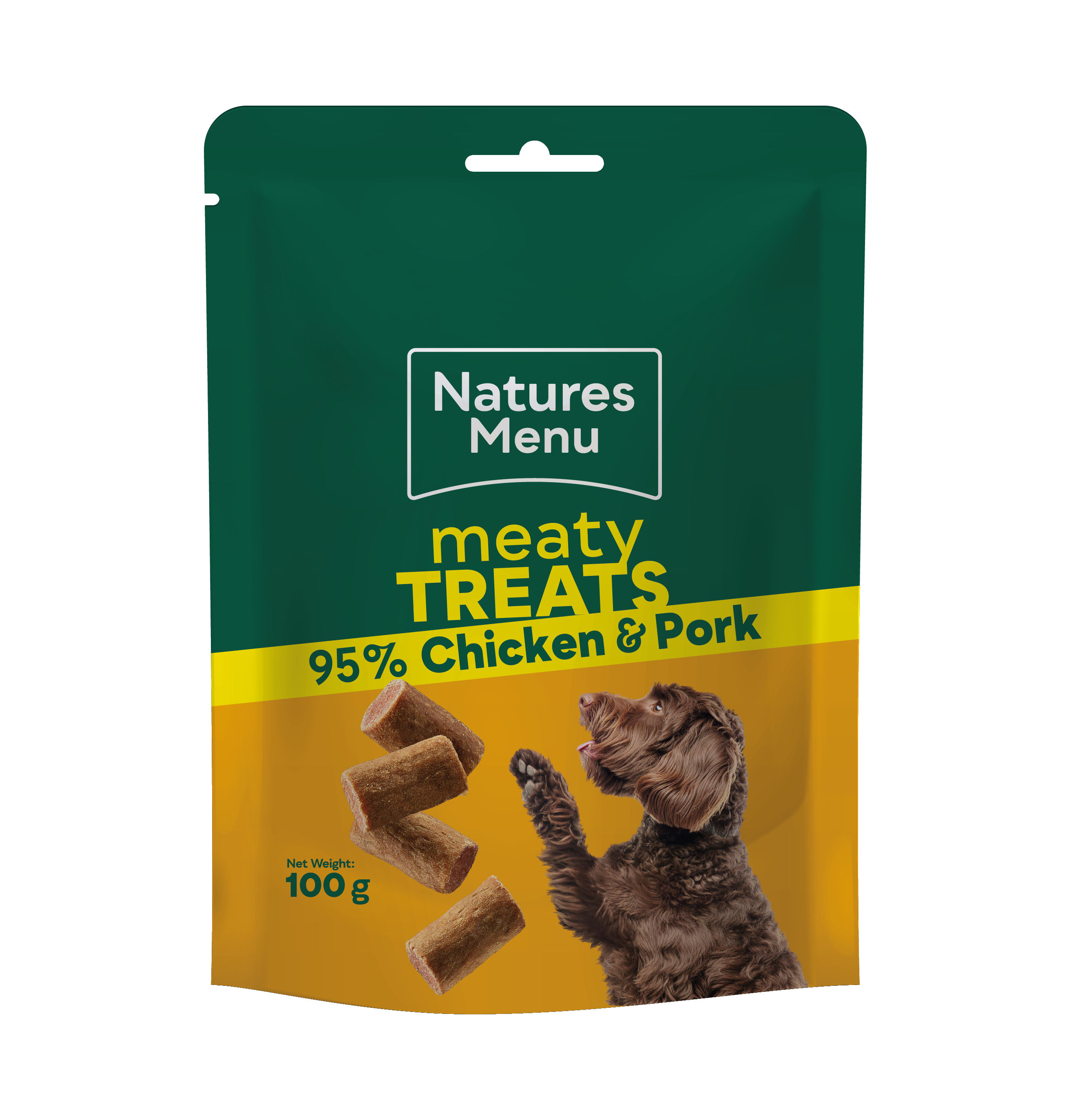 Natures Menu Meaty Treats Chicken & Pork 100g