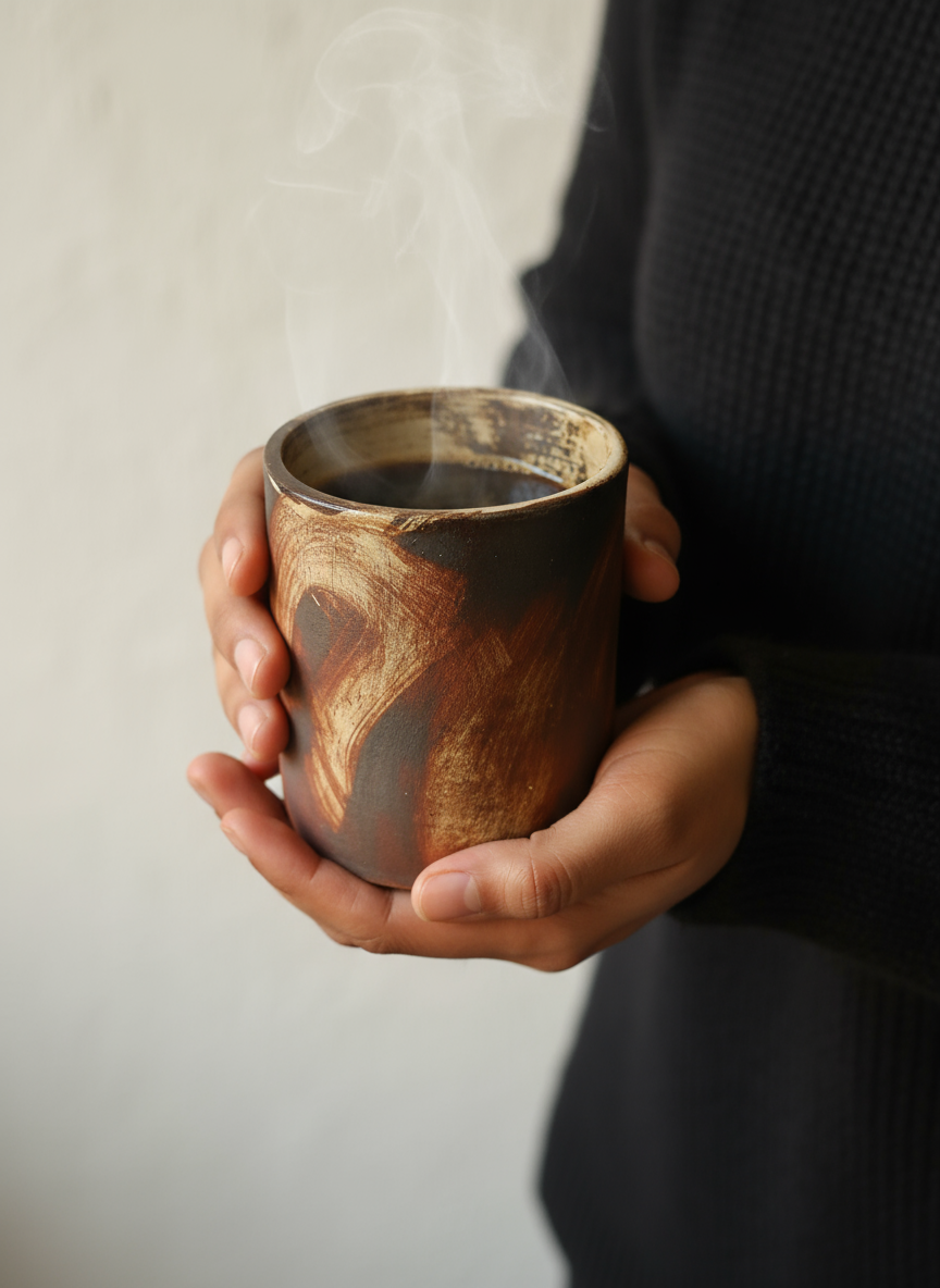 Thumbnail: Fired earth tumbler - Set of 2 Big