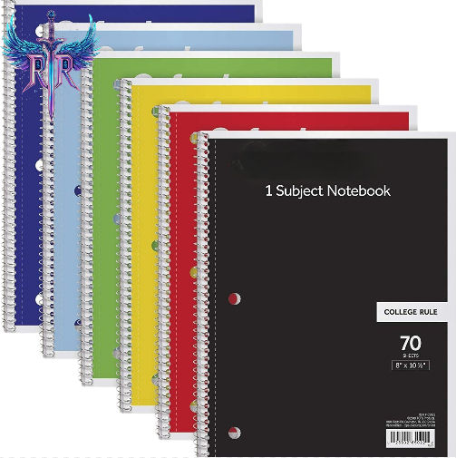 Deluxe Artisan Wide Ruled Notebooks (6 Pack)