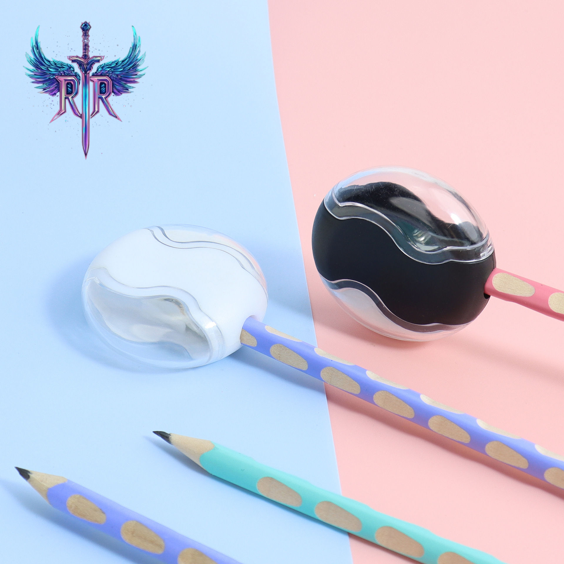 Deluxe Easy-To-Use Pencil Sharpener With Eraser