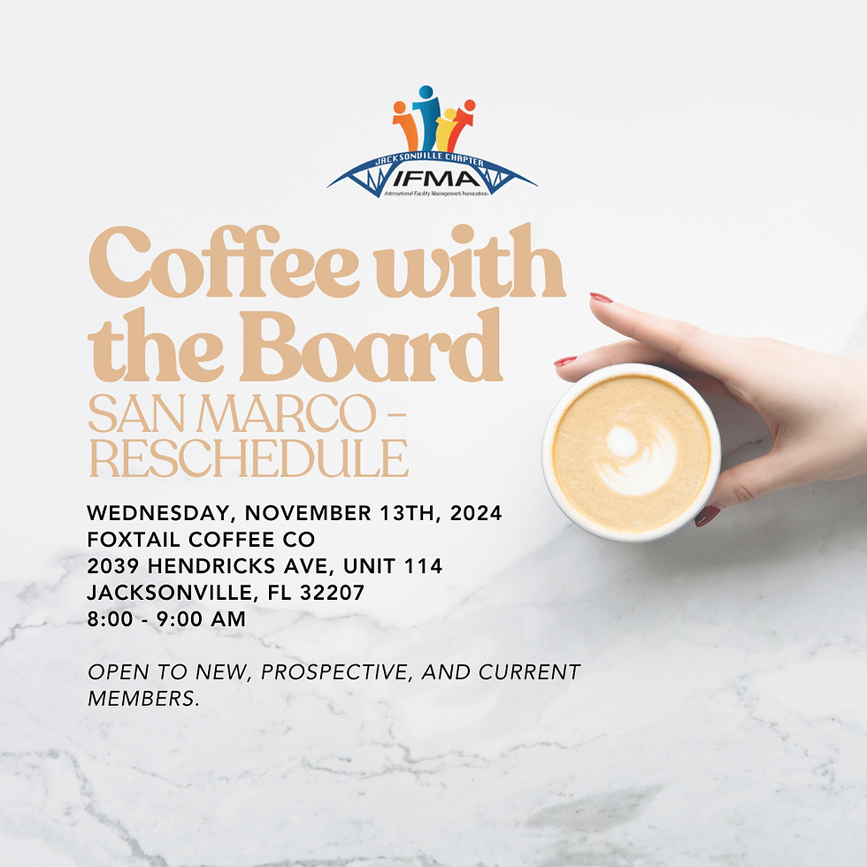 Coffee with the Board - San Marco - RESCHEDULE