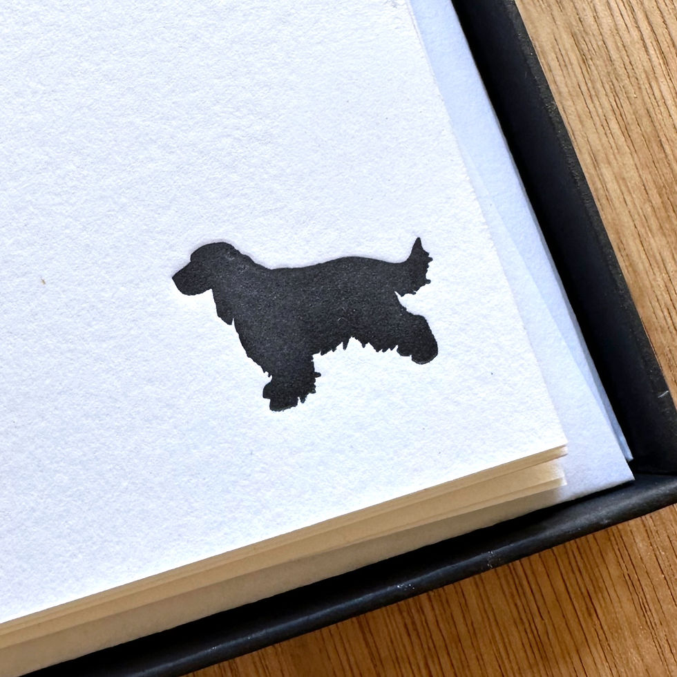 Thumbnail: Spaniel Correspondence Cards Set