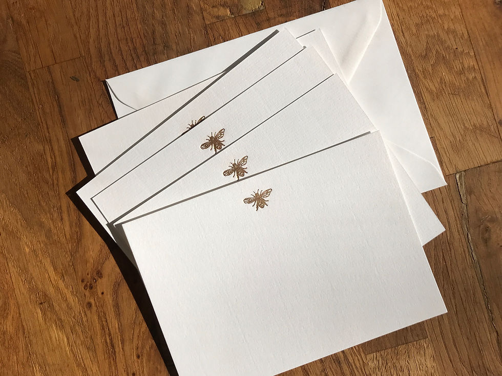 Thumbnail: Bee Correspondence Cards Set
