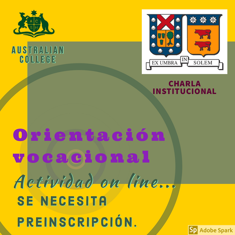 Charla U. Téc. F. Santa María  (3º y 4º Medios).