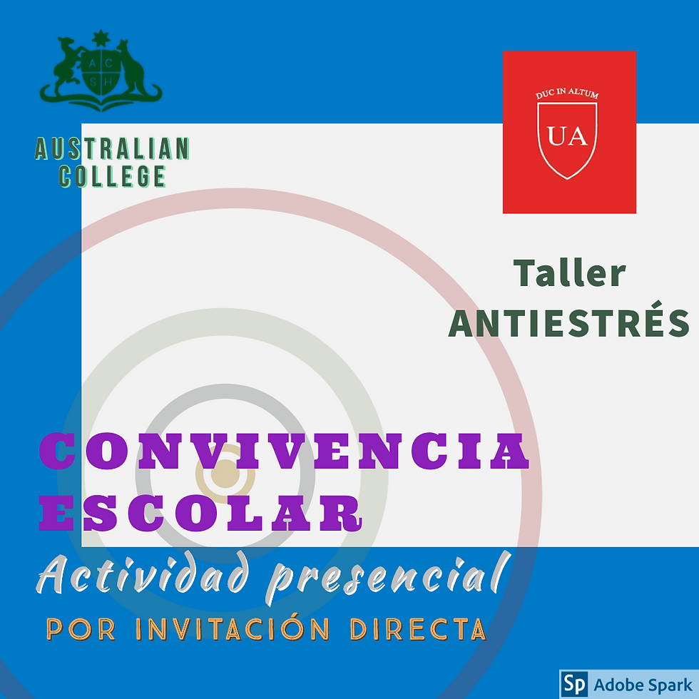 Taller antiestrés (4º y 3º Medios)