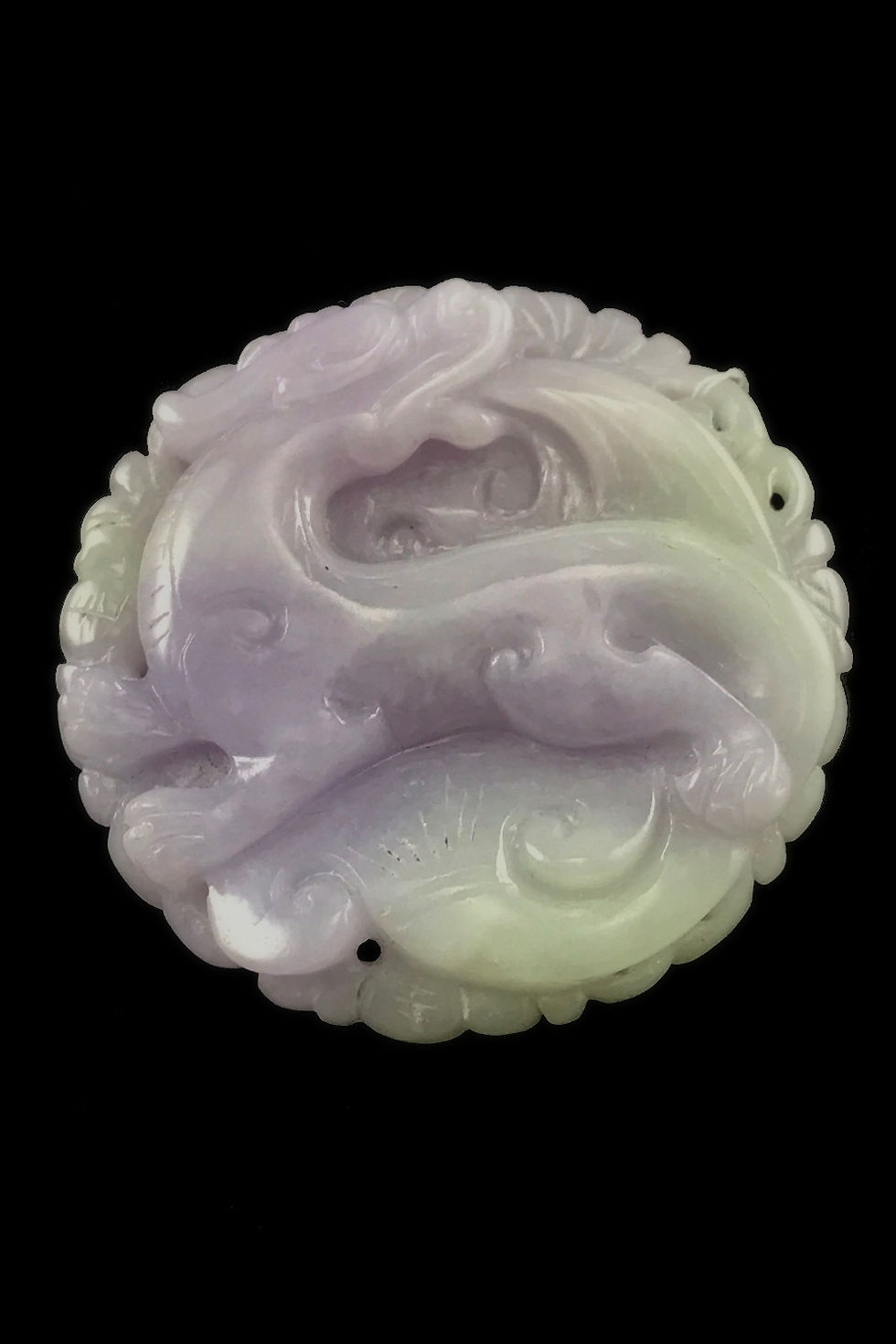 Mighty Purple Dragon | 祥龍紫色大圓牌