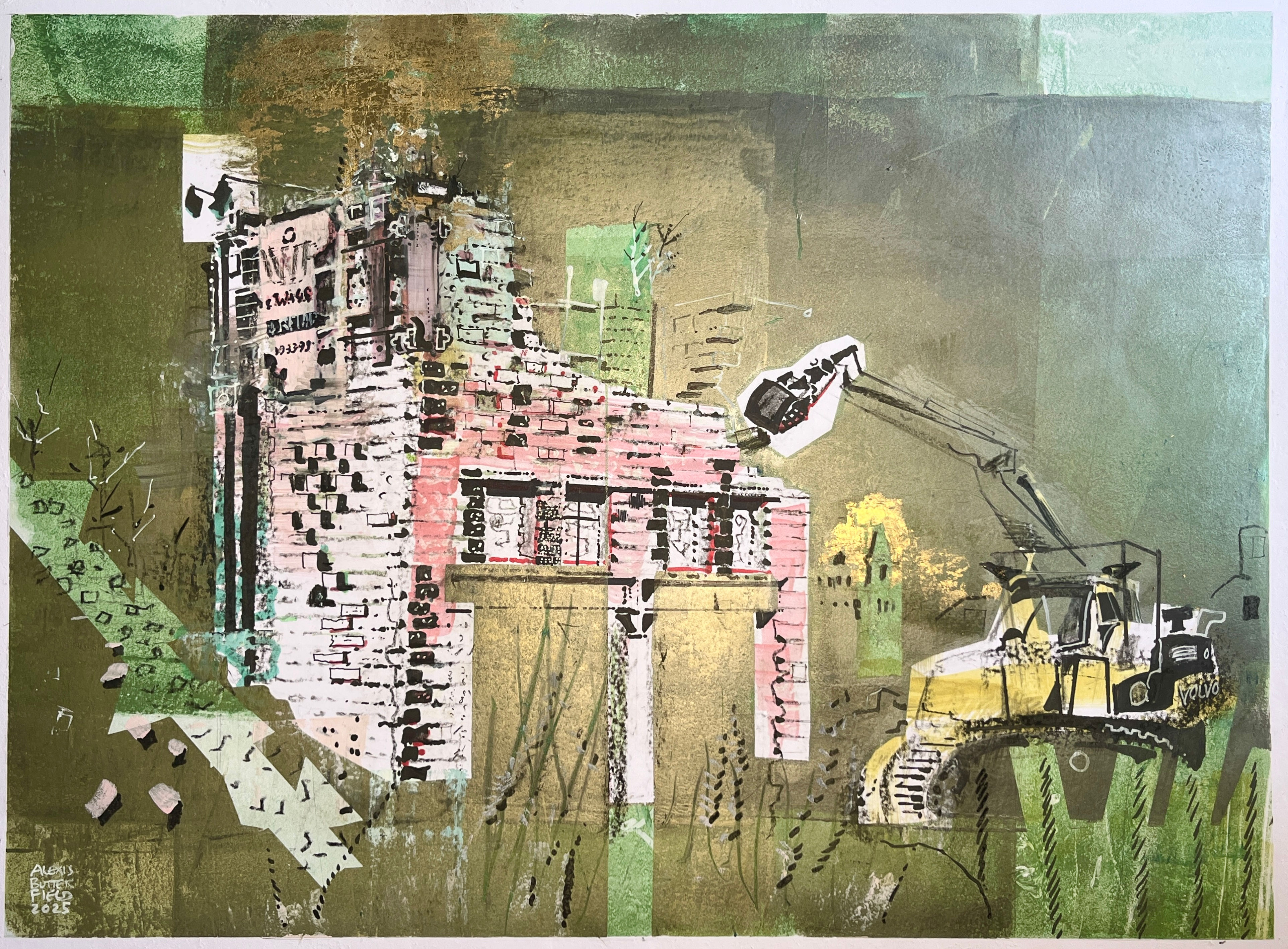 Demolition of a water tank