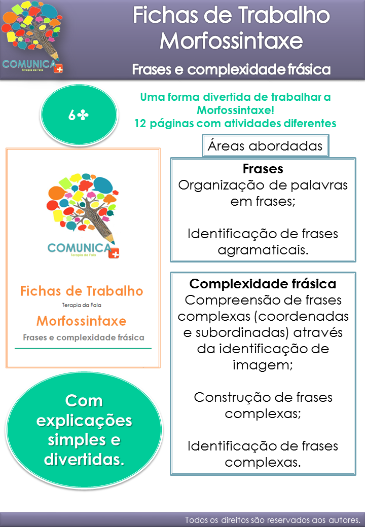 F. de trabalho- Complexidade frásica