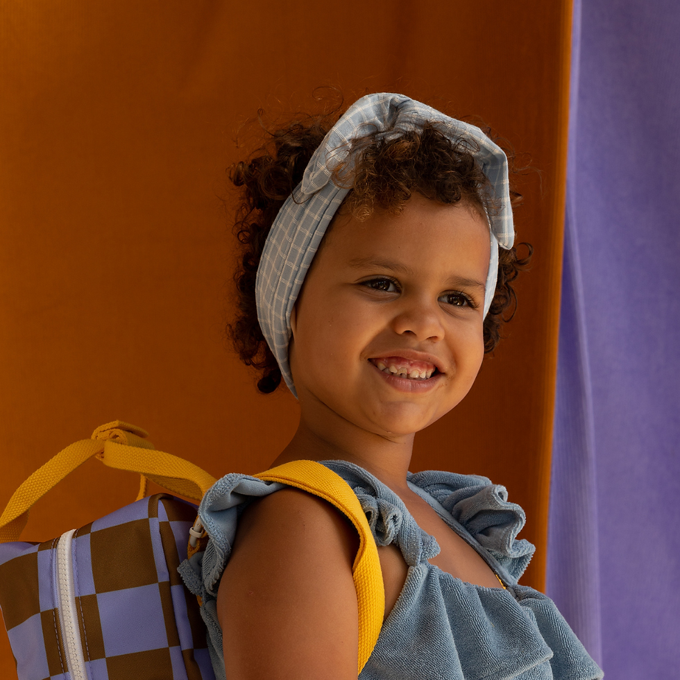 Thumbnail: Farmhouse Check Child's Wire Headband 
