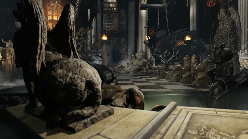 Fantasy Architecture Metaverse Game Environment Art Space Design