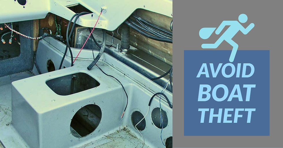 Suggestions to make your boat less vulnerable