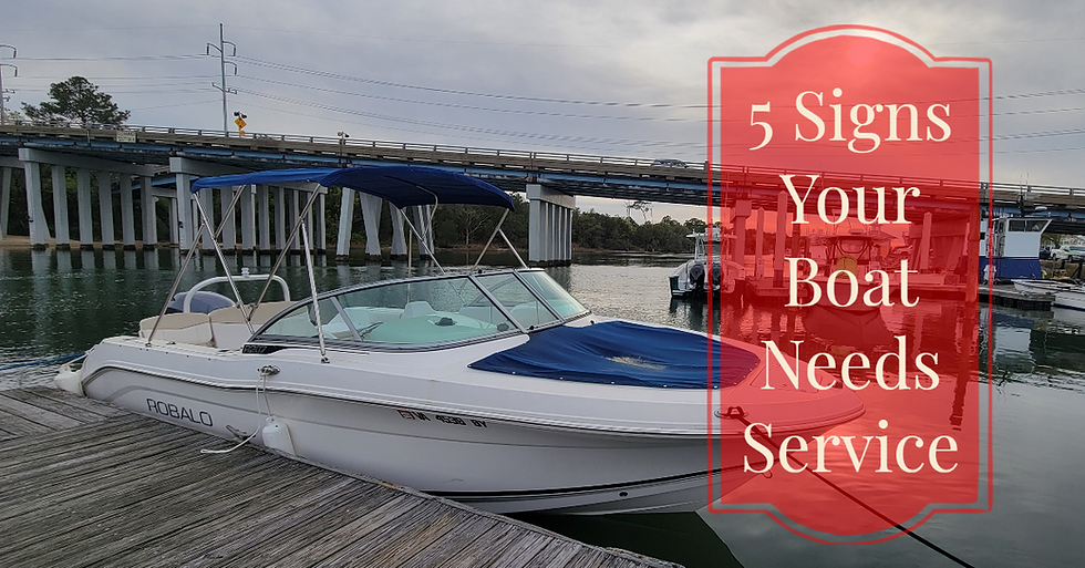 5 Signs Your Boat Needs Service