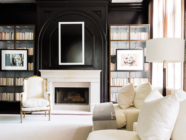 Look of the Day: A High Contrast Living Room by the Chad James Group