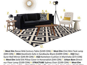 AdPC Build-a-Room: Mod Living Under $2,500!