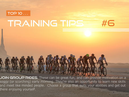 Top 10 Cycle Training Tips #6