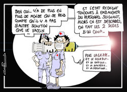 dessin actu vaccin covid