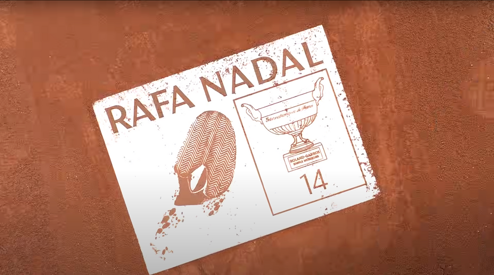 Crédito: Roland Garros Rafa Nadal Ceremony Youtube