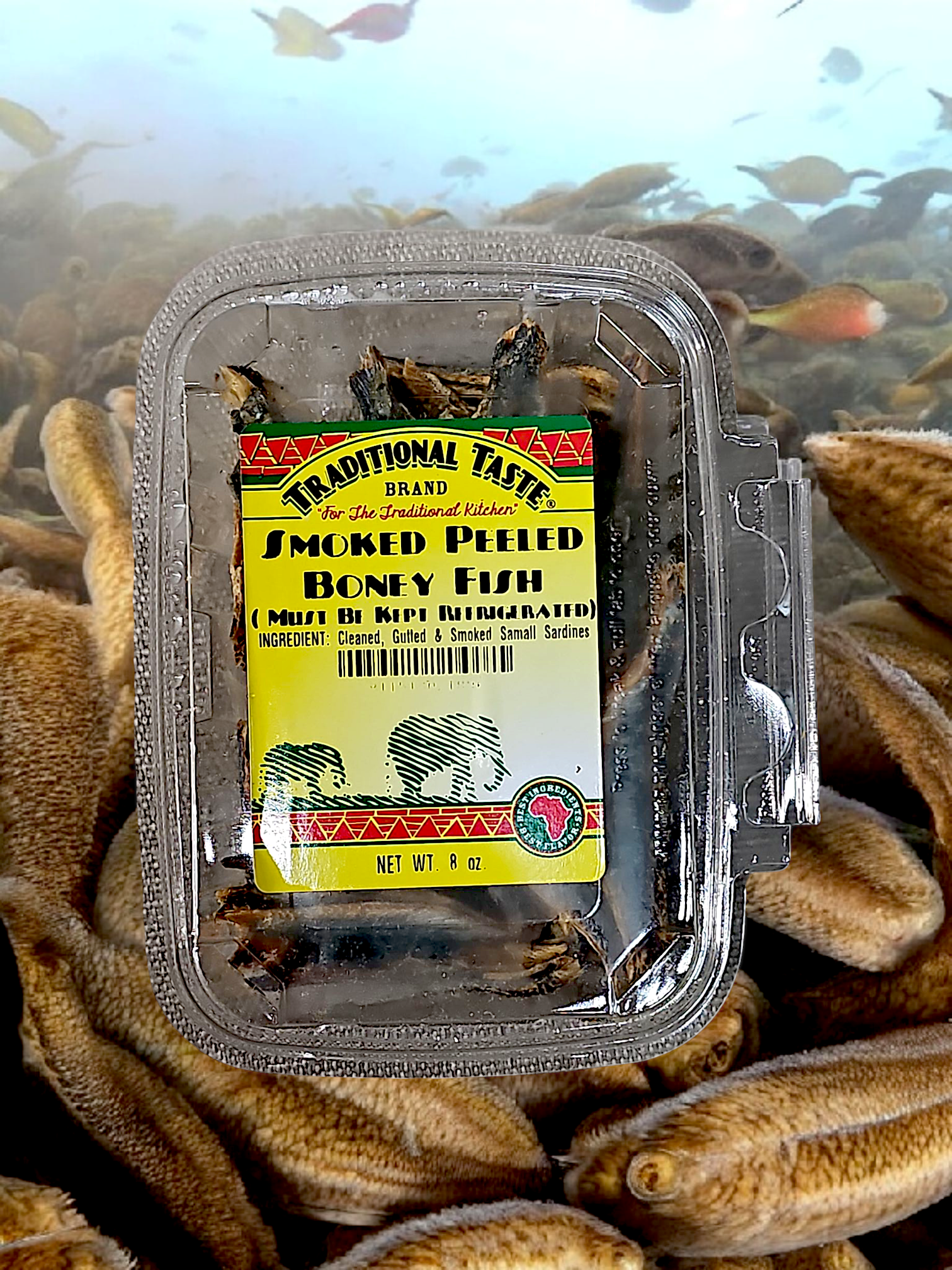 Smoked Peeled Boney (Boga/Bonga) Fish