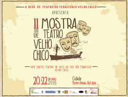 PANFLETO DA II MOSTRA DE TEATRO FRENTE