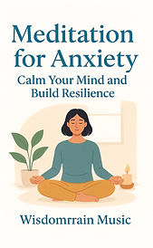 Find calm and resilience with Meditation for Anxiety: Calm Your Mind and Build Resilience. Includes grounding techniques, daily meditation routines, and a 4-week plan to reduce stress, ease panic, and restore peace of mind.