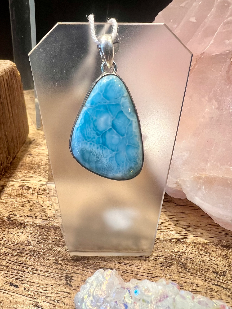 Thumbnail: Larimar silver pendant
