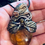 Thumbnail: honey calcite tigers eye hand made amulet