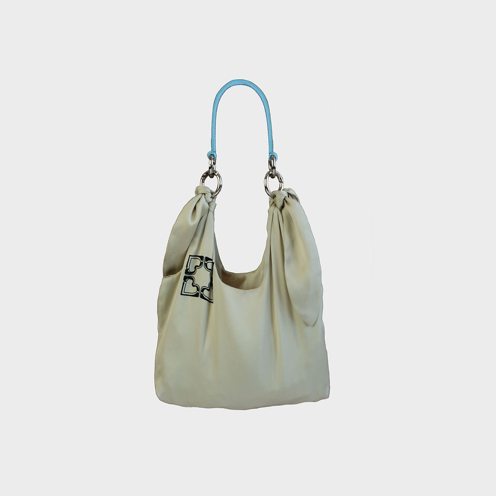 HAMAC BAG / SAND & BLUE