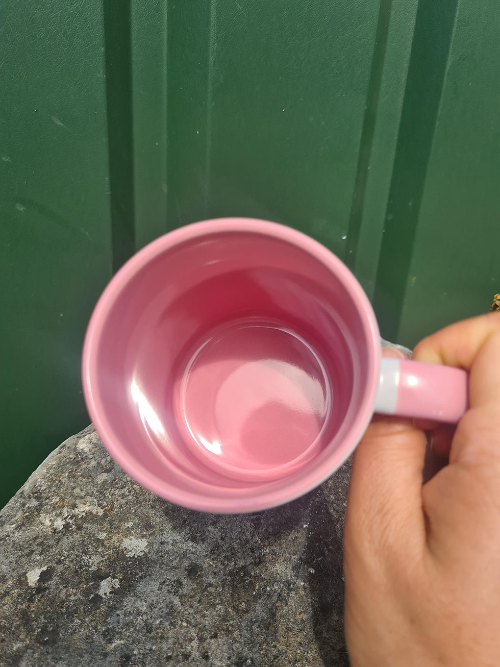 Thumbnail: Campers & Coffee Ceramic Pink Mug