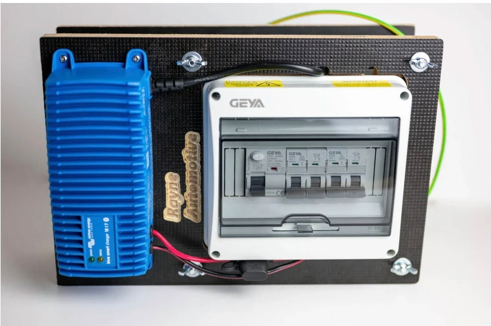 Mains 240V Camper Electrics Power board with 7/17A Victron Charger