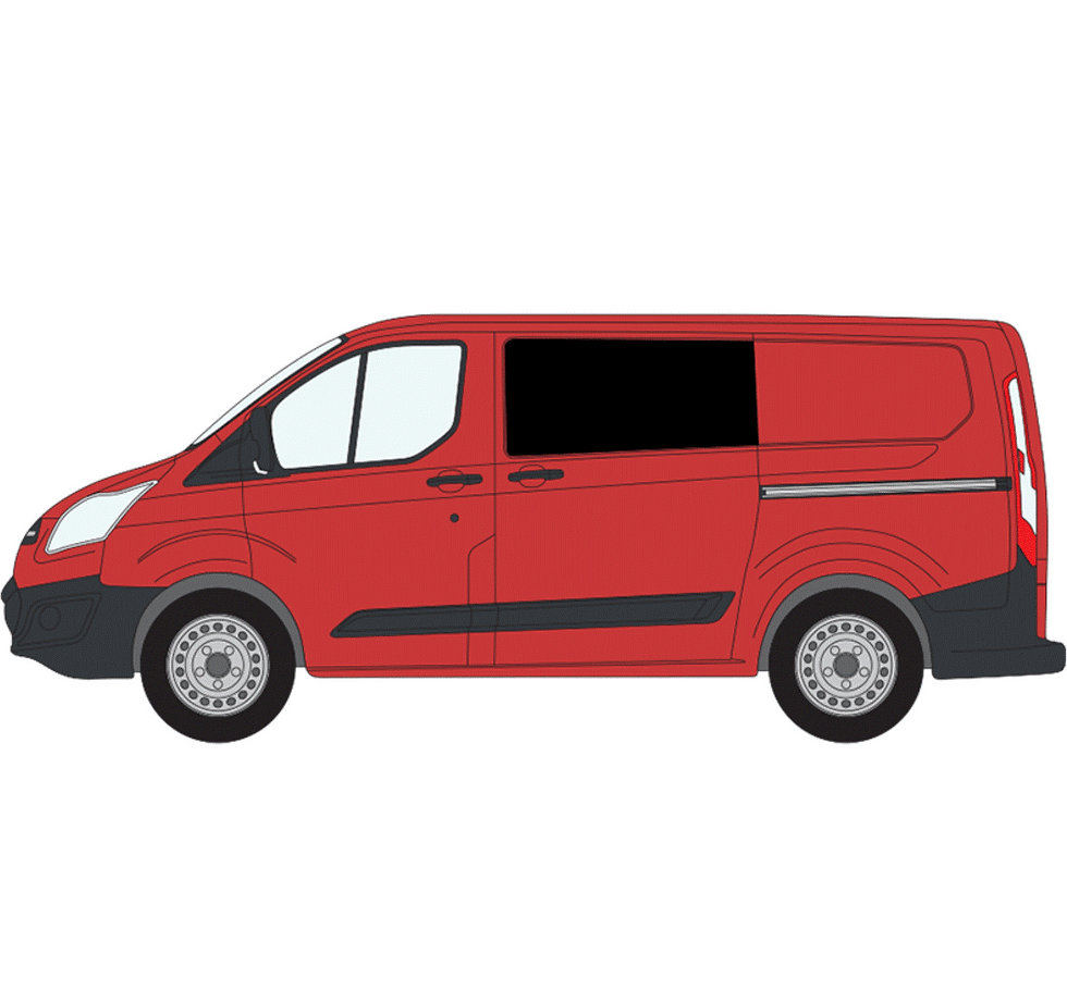 Thumbnail: Ford Transit Custom | Sliding Windows with Privacy Glass | Pair