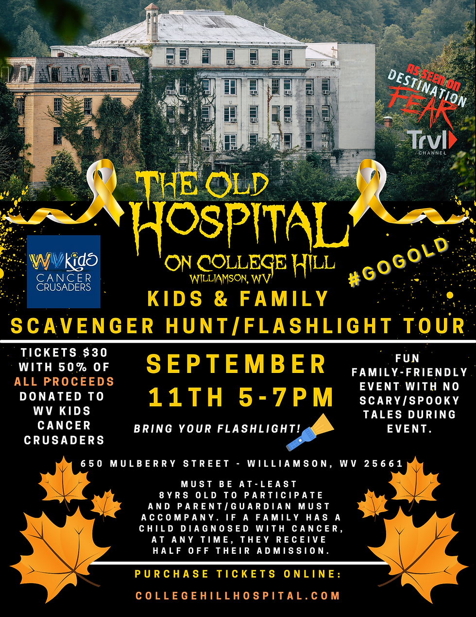 Kids Scavenger Hunt & Flashlight Tour