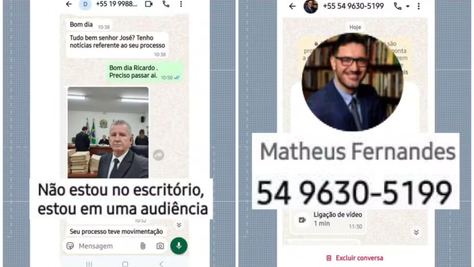 Casal de São Carlos perde R$ 4,6 mil em golpe com falso advogado e promotor criado por inteligência artificial