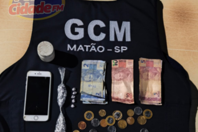 GCM de Matão realiza prisão por tráfico de drogas