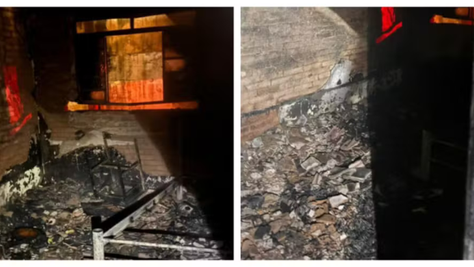 Homem tem 90% do corpo queimado após incêndio no quarto de casa