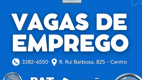 PAT – Vagas para Matão👷24/08/2026