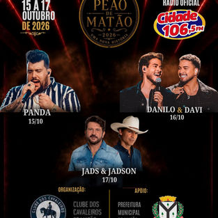 Cidade FM a rádio oficial da Festa do Peão de Matão