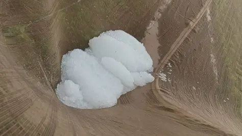 Temporal com granizo atinge Araraquara e assusta moradores