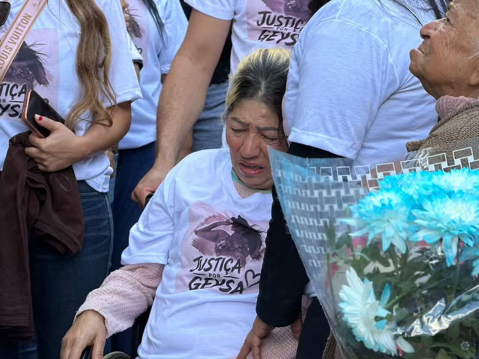 Mãe de vítima de feminicídio — Foto: Abraão Cruz/TV Globo