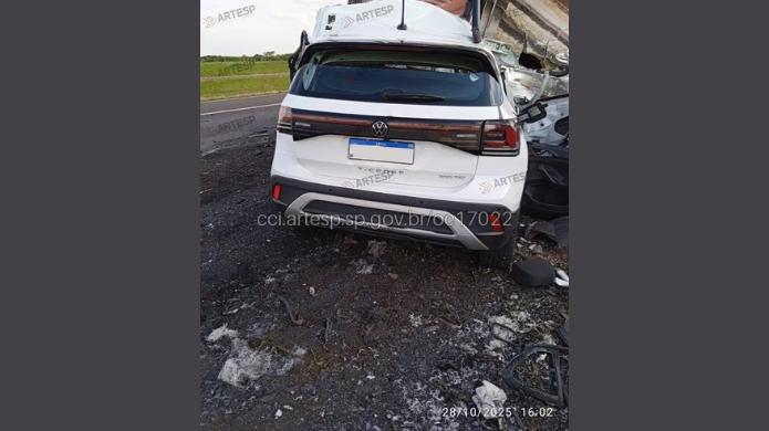 Acidente na rodovia Brigadeiro Faria Lima deixa uma pessoa morta - Foto: CCI / Artesp