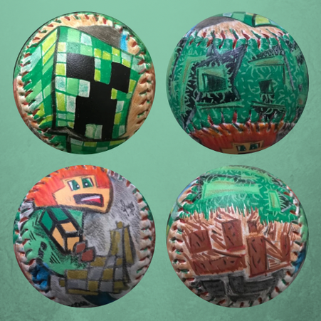 Minecraft, My favorite Character, #027, 2024, Basebions