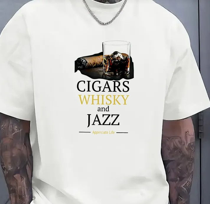 White R&B Graphic T-Shirt