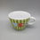 Thumbnail: Green and White Gingham Checkered Tea Coffee Cup